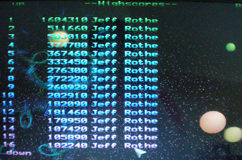 Spheres of Chaos High Scores