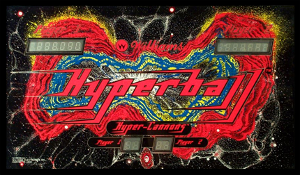 Hyperball Backglass