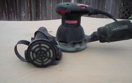 Craftsman Sander and Facemask