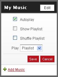 Ning CoinOpSpace.com Music Autoplay Checkbox