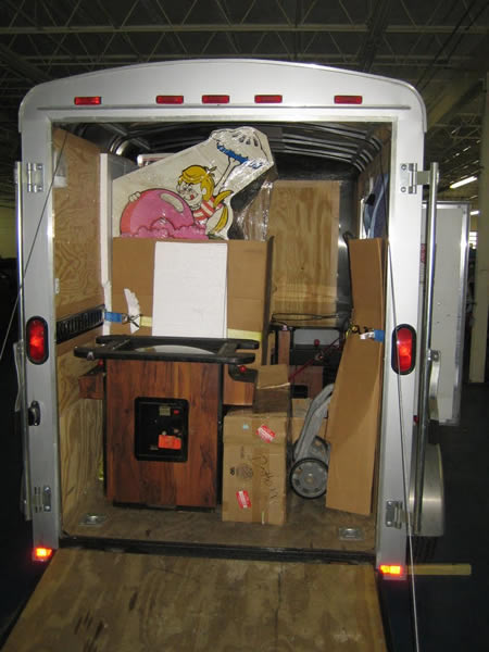 Trailer Packed as it left Folkston GA