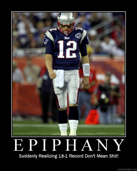 Tom Brady De-Motivational Poster - Epiphany