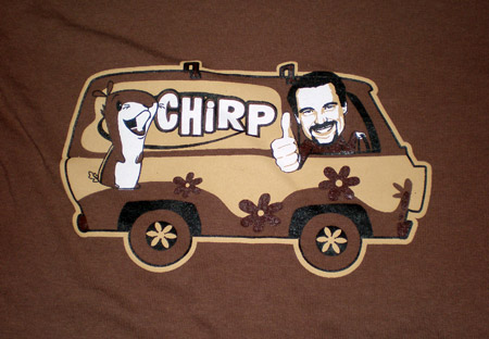Chirp shirts printed